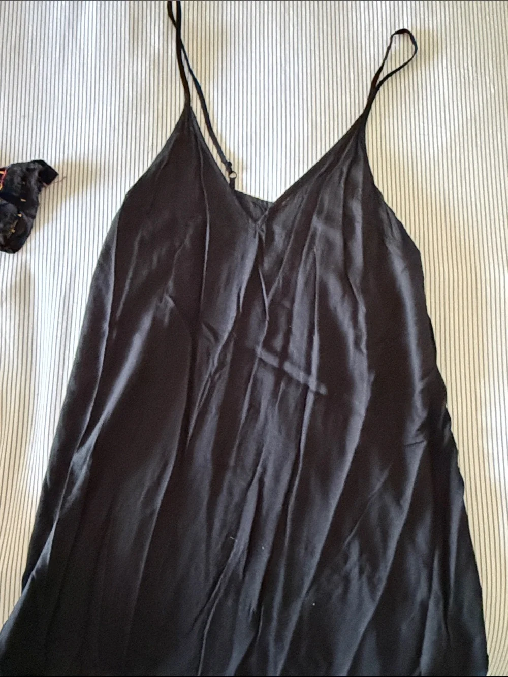 Free People Black Embroidered V-Neck Boho Dress